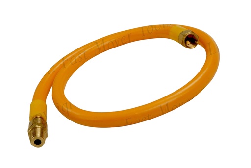 [FMT157001] Air whip hose. 750mm length. Fitted with 1/4bsp female & male threads