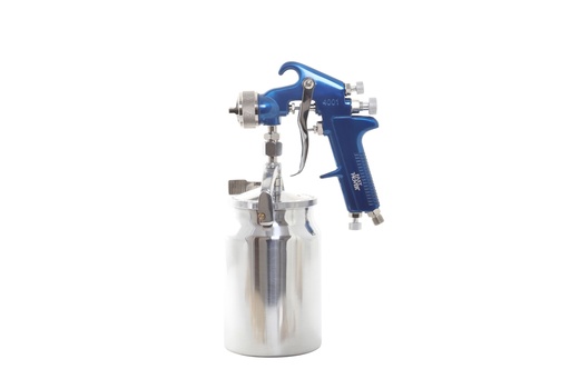 [FMT30001.3] Suction feed spray gun with 1000ml pot. Conventional /1.3mm air cap