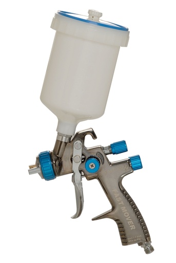 [FMT3006/1.4] Gravity feed LVLP spray gun with 600ml pot with 1.4mm aircap