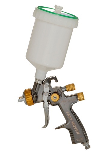 [FMT3006/1.8] Gravity feed LVLP spray gun with 600ml pot with 1.8mm aircap