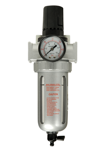 [FMT3079] Wall mounted air control unit with air filter & regulator. 1/4bsp thread