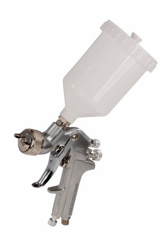 [FMT4001G1.6] Conventional gravity feed spray gun with 600ml paint pot. 1.6mm aircap