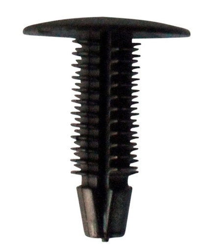 [FMT50105] Trim Clip Black Fir Tree to fit 7.9mm Hole. PK 10