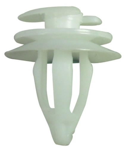 [FMT50110] Trim Clip. White Panel Clip to fit 8mm Hole. PK 10
