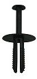 [FMT50128] Trim Clip Black Push Rivet to fit 6mm Hole PK 10