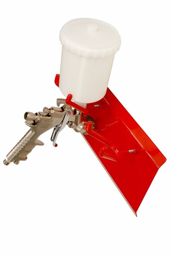 [FMT5300] Magnetic wall mounted gravity feed spray gun holder for 2 spray guns
