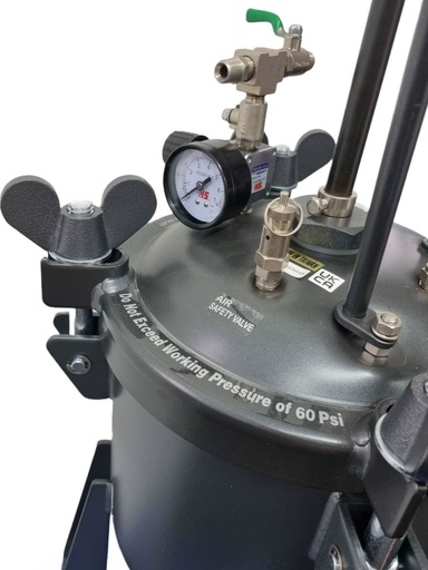 [FMT6055] Pressure Feed Tank, 10Ltr Bottom Feed