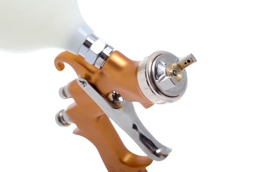 [FMT6500/1.4] HVLP gravity  feed spray gun with 600cc paint pot. 1.3mm