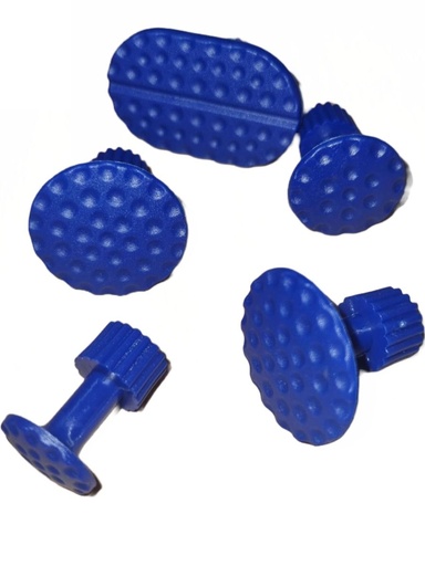 [FMT7560/BLUE] Blue Dent Pulling Glue Sucker Pack 4