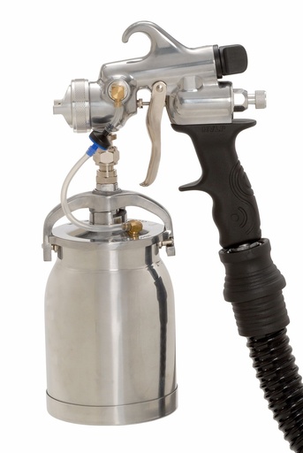 [FMT7890/1.8] HVLP turbine spray gun with 1000ml paint pot 1.8mm air cap