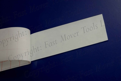 [FMT8735] Badge logo adhesive strips. 300 x 50mm. 10 strips per pack