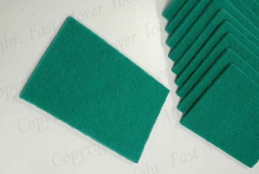 [FMT9070] Surface conditioning pad coarse green. 150 x 225mm. 10 pads per pack