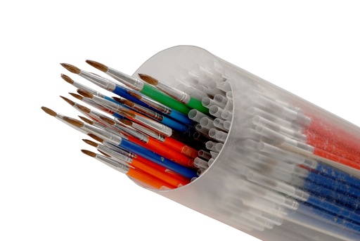 [FMT9133] Paint touch up brushes. 144 assorted sizes.