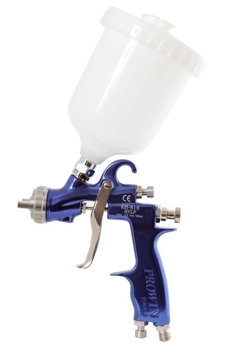 [FMT9500/1.3] HVLP Gravity feed spray gun with 600ml paint pot. 1.3mm aircap