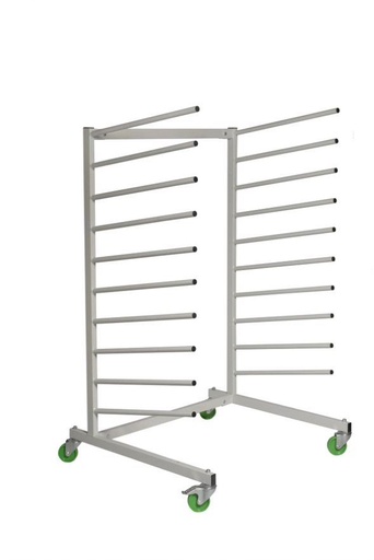 [GL841001] Windscreen Rack, Mobile, 10 Screens, 1650x1080mm
