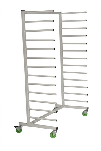 [GL841090] Mobile drying rack. 13 shelves. 1925mm high. 880mm wide