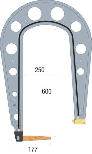 [022805] G5 ARM (INSULATED) & WALL BRACKET