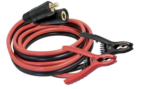 [027886] CABLES 5.0m - 25mm² + CLAMPS FOR GYSFLASH PRO (DINSE)