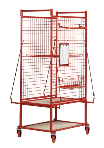 [040243] CAR BODYWORK STORAGE TROLLEY