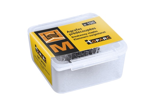 [047952] 100 EXTERNAL ANGLE BREAKAWAY STAPLES (M)