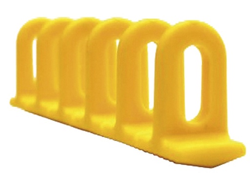 [048089] SET OF 3 YELLOW CONICAL PLASTIC MULTIPADS (6x22x156mm)
