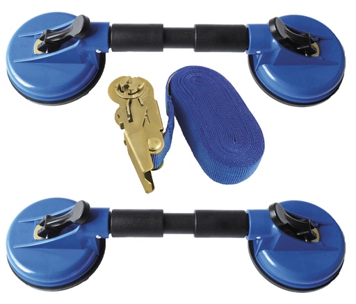 [051966] SET OF 2 WINDSCREEN SUCTION CUPS & STRAP