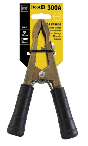 [053601] BRASS CLAMP 300A - BLACK SLEEVE - Bulk