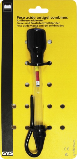 [054103] ACID AND ANTIFREEZE TESTER COMBINED - Carded