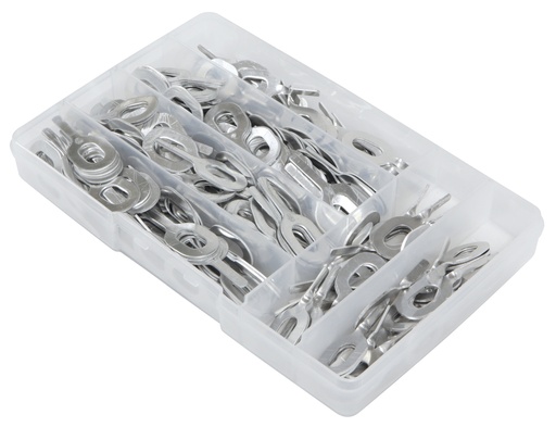 [059412] BOX OF ALUMINIUM RINGS THICKNESS 1.0MM FOR SPOT ARCPULL