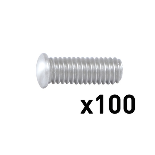 [059573] 100 THREADED STUDS AlMg3 M4 x 16 FOR SPOT ARCPULL