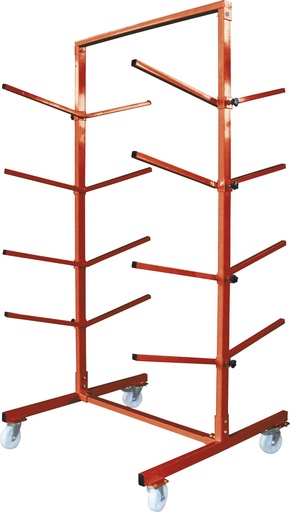 [059825] EIGHT-PIECE BUMPER SUPPORT FRAME ON WHEELS