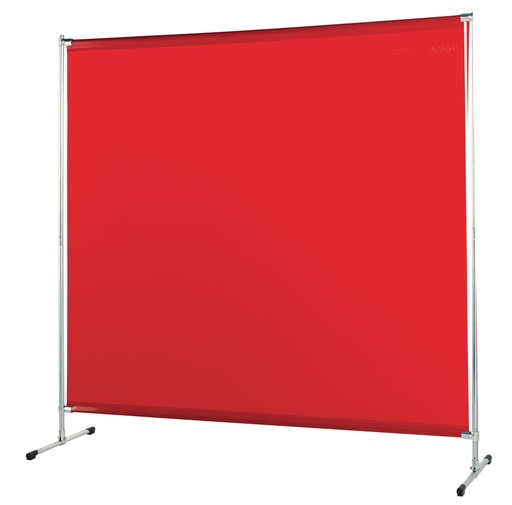 [060227] ORANGE WELDING CURTAIN OPTI 200.O WITH FRAME 2x2m