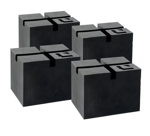 [071933] SET OF 4 RUBBER FEET FOR QUICK LIFT L520E