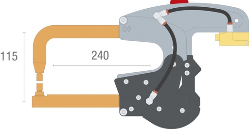 [072275] INSULATED G9 ARM & X6 ARM (x2)