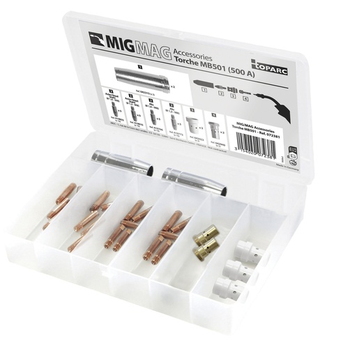 [072381] CONSUMABLE BOX MB501 TORCH (MIG 500 A)