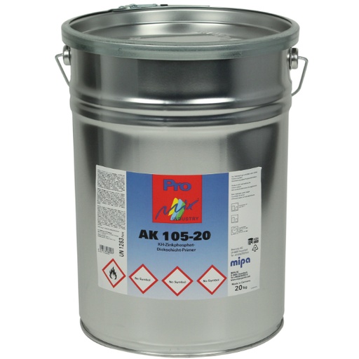 [105819005S] AK 105-20 Synthetic Zinc Primer RAL 9005 Black (20LT)