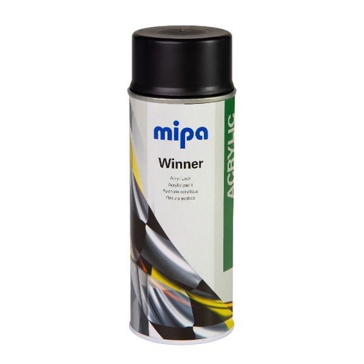 [216012000A] Mipa Winner Spray Black Satin (400ML)