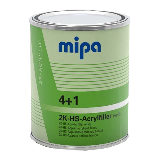 [228510003] Mipa 4+1 Acrylfiller 2K HS White 1 Ltr