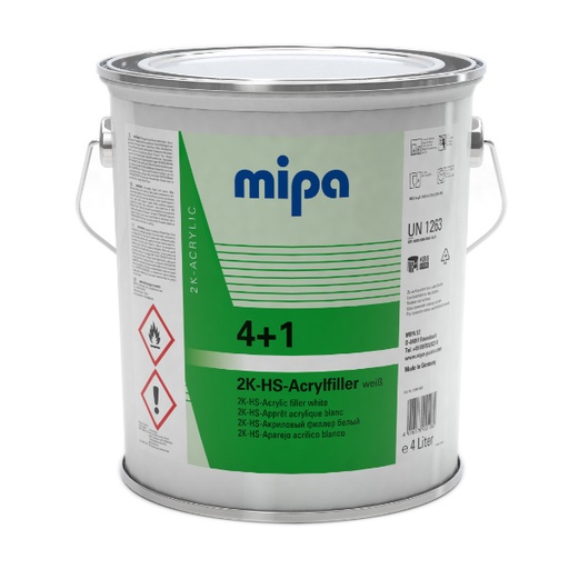 [228540003] 4+1 Acrylfiller 2K HS White (4LT)