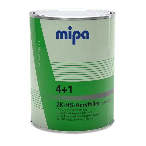 [228540005M] 4+1 Acrylfiller HS Dark Grey 4L Paddle Suitable (4LT)