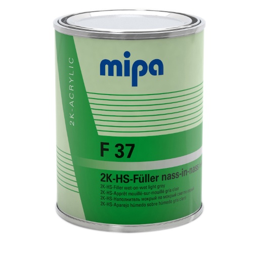 [229510000] 2K HS Wet-on-Wet Filler F37 Light Grey (1LT)