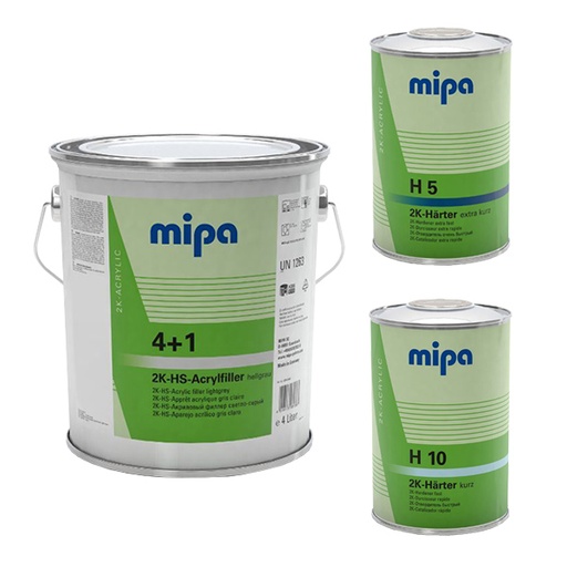[KIT_4+1_16] Kit 80 x 4+1 Grey (4Ltr), 40 x H5 Hardener (1Ltr), 40 x H10 Hardener (1Ltr)