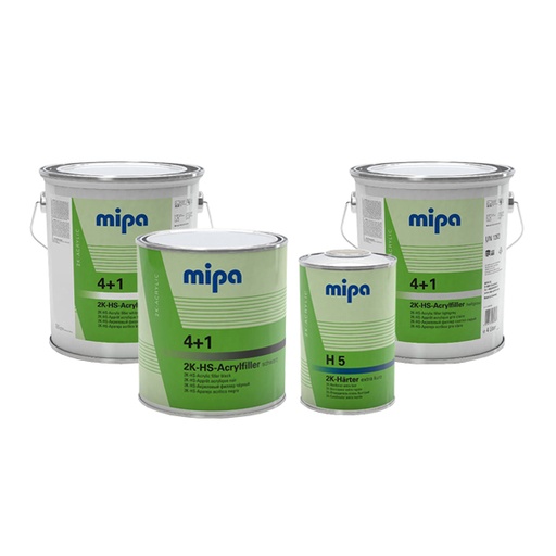[KIT_4+1_8] Kit 20 x 4+1 Grey (4Ltr), 10 x 4+1 White 4Ltr), 10 x 4+1 Black (3Ltr), 40 x H5 Hardener (1Ltr)