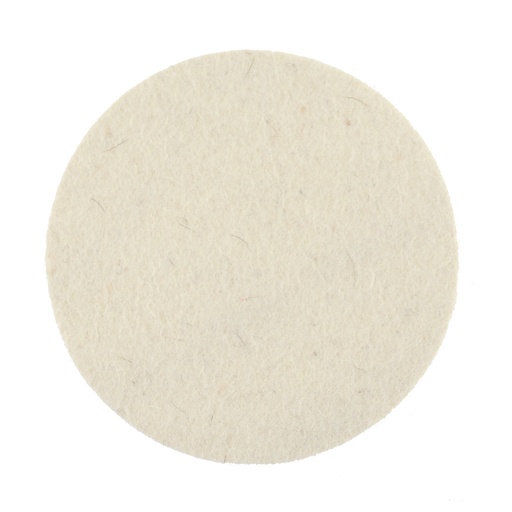 [7996012511] Polishing Felt Pad 125x6mm Grip White, 2/Pack