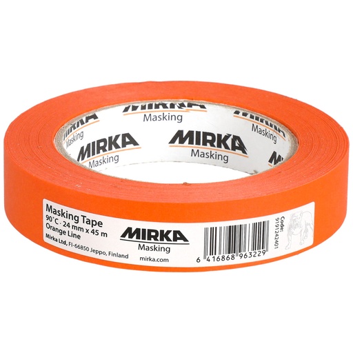 [9191242401] Masking Tape 90Â°C Orange Line 24mmx45m, 36/Pack