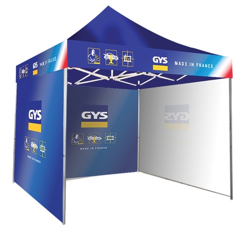 [098022] GYS MARQUEE 3 x 3m - WITH 3 SIDES