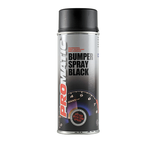 [BSB400] PROMATIC - BUMPERSPRAY BLACK AEROSOL (400ML)