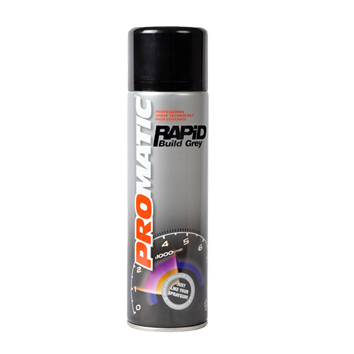 [RP500] PROMATIC - RAPID BUILD GREY PRIMER AEROSOL (500ML)
