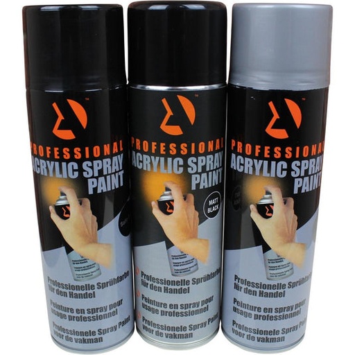 [AAPSMB01] Paint Spray Aerosol 500ml Matt Black