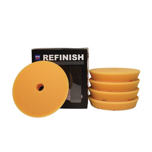 [RF2126] Box of 5 Yellow Orbital Compounding Pads 150mm 